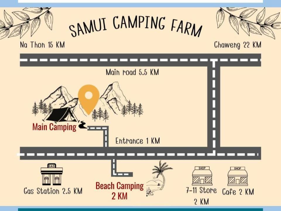 Samui Camping Farm Laem Sor Exteriör bild